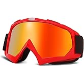KEMIMOTO Dirt Bike Goggles - Motocross & ATV/UTV Goggles with Anti UV Protection