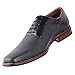 Ferro Aldo Mens Lalo Oxford Dress Shoes | Comfortable Dress Shoes | Formal | Lace-Up | Classic Design | Black 9.5