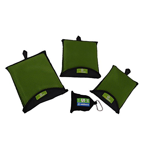 outdoorer PackDry reishanddoek, sneldrogend, ultralicht, klein verpakkingsformaat, de microvezel handdoek (M) - Image 6