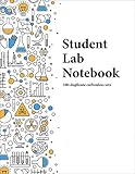 Student Lab Notebook (100 duplicate page sets): grid-based carbonless sheets with smooth coil spiral binding