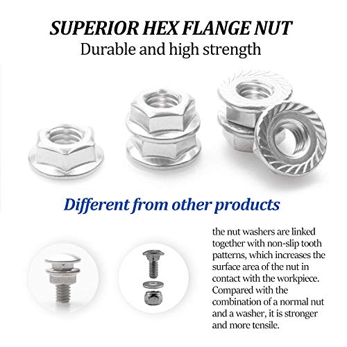 TUTDSE 6Set Skid Shoe Bolts Carriage MTD, Cub Cadet Snow Blower 304 Stainless Steel Snowblower Skid Shoe Mounting Bolts Accessories Kit (5/16-18) 3/4" 784-5580