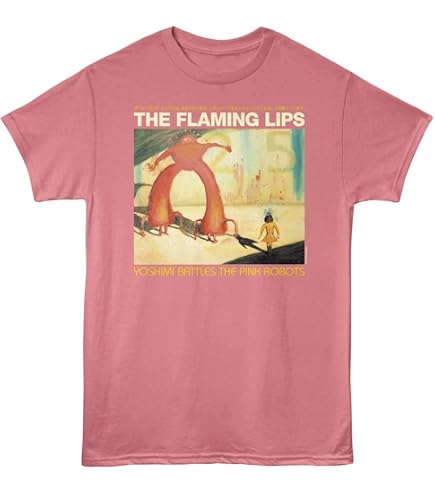Amazon.com: The Flaming Lips Yoshimi Camiseta clásica púrpura
