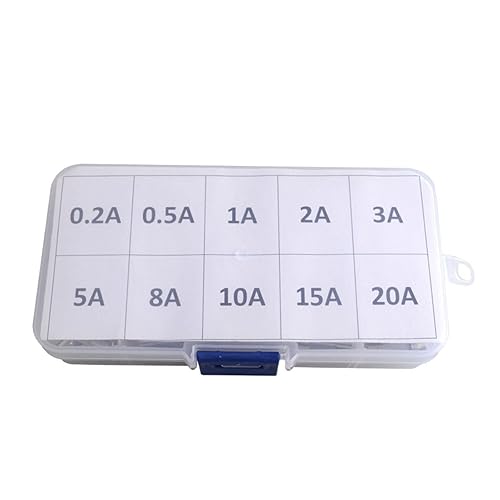 100Pcs 5x20mm Fusible à Tube De Verre à Action Rapide 0.2A 20A - Foto 5