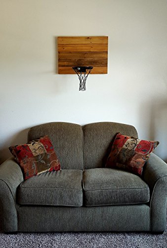 Wood Basketball Hoop. Wall Mounted Indoor Basketball Hoop - Thumbnail 3