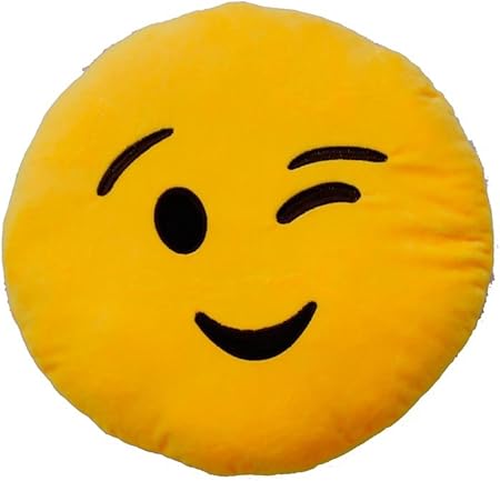 Emoticonworld Clin D œil Coussin Smiley 25 Cm Amazon Fr Cuisine Maison