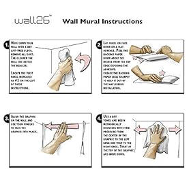 wall26 - Beautiful Dreamlike Forest in Autumn Time - Wall Mural, Removable Sticker, Home Decor - 100x144 inches 51Tc2gUB6wL