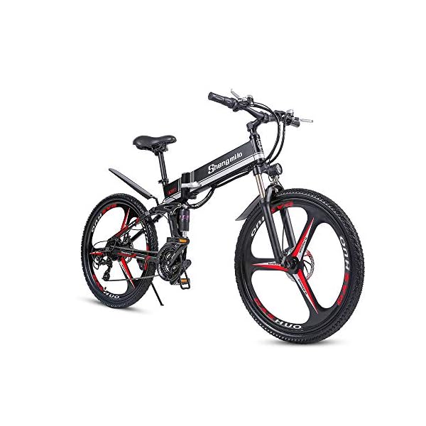 €999.00 Shengmilo M80 250W Bici elettrica Mountain bike elettrica 26 pollici  Bicicletta elettrica da uomo e da donna e-Bike S-h-i-m-a-n-o 21 velocità  Beach Cruiser Sport da uomo Mountain bike Batteria al litio