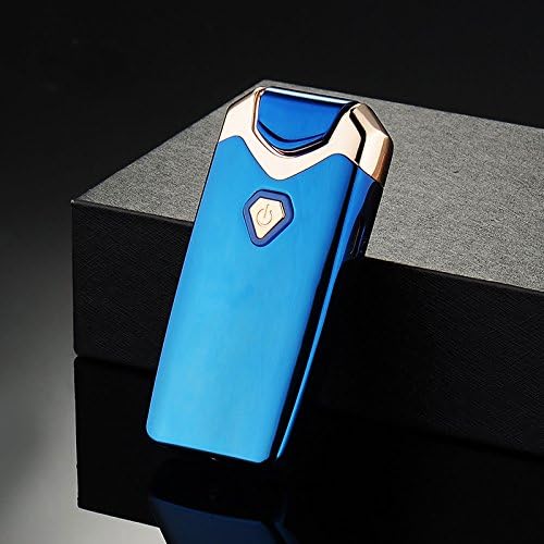 Boonfire USB Arc Lighter, Dual Arc Electronic Lighter - FASTER - STRONGER - SAFER - Rechargeable Lighter Windproof, Cigarette Lighter, USB cable, Gift Box (Black)