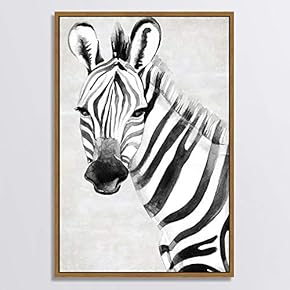 signwin Framed Canvas Wall Art Black and White...