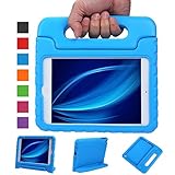 Color Our Life iPad Mini 4 Case,Kids Shock Proof Convertible Handle Light Weight Super Protective Stand Cover Case for Apple iPad Mini 4 2015 Tablet(Blue)