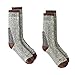 Dickies Genuine Men's 2-Pair Premium Steel Toe Thermal Cotton Crew Socks 6-12 - Duck Brown