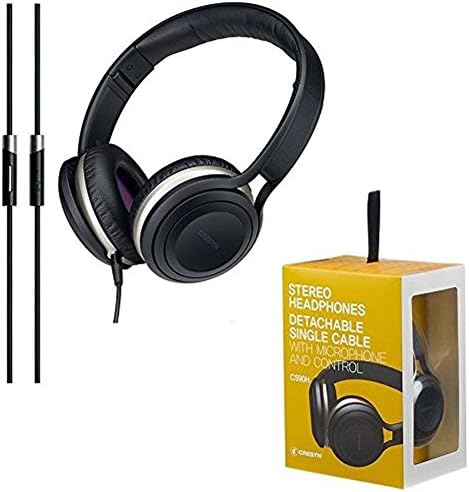 CRESYN C590H black STEREO headphone Smartphones iPhone iPod IPAD GALAXY