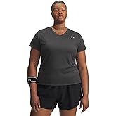 Under Armour Womens Velocity Twist Short Sleeve V Neck T Shirt