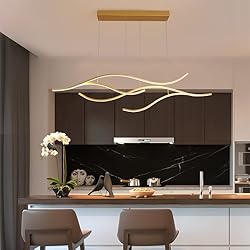LightInTheBox Modern LED Linear Wave Chandelier
