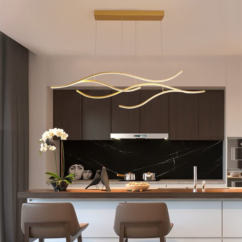 LightInTheBox Modern LED Linear Wave Chandelier