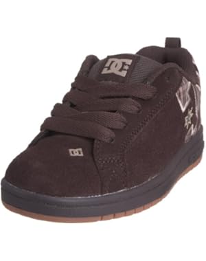 Court Graffik SE Skate Shoe - Boys' Dark Chocolate/white/Gum, 5.0