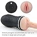 Male Masturbator Cup Sex Toy with Removable Vibration Bullet, HOLYVO Realistic Silicone Luxury Pocket Pussy Stroker with Controllable Tantalizing Porn Star Moaning Feature for Life Like Experience
