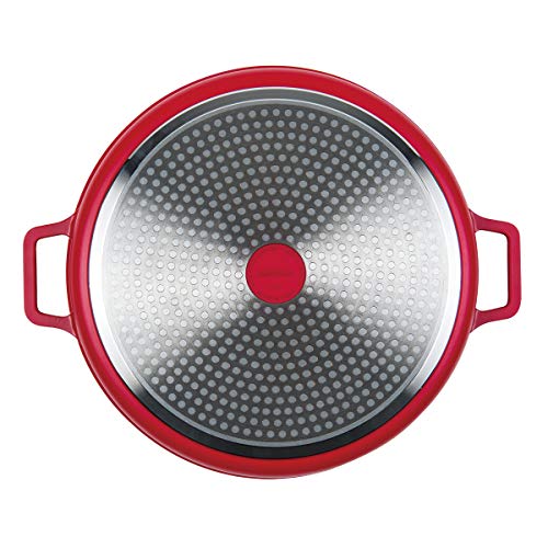 MasterPan NonStick Stovetop Oven Grill Pan with Heatin SteamOut Lid