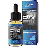 Natural Male Enhancement Oil, Body Gel for Private Part, Men's Re-Vitalize Enlargement Cream, Enhance Size and Performance – Get Bigger Thicker and Stronger (Male XXL)