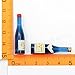 Odoria 1/12 Miniature Beer Bottles 6Pcs Dollhouse Decoration Accessories, Blue