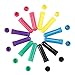 Leegoal 12 Pack Essential Oil Aromatherapy Blank Refillable Nasal Inhaler Tubes with Wicks, Assorted Colors