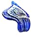 Linpeng 44x71x5mm Blue Green Murano Glass Pendant