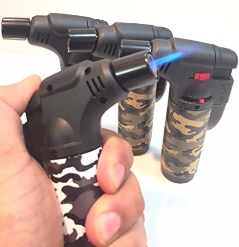OAR Camoflauge CAMO Jet Torch Gun Lighter Adjustable Flame Windproof NEW, Cigar, Flame Lock, Cigarette, Cooking
