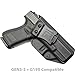 Tulster IWB Profile Kydex Holster in Right Hand fits: Glock 19 / 19X / 23/25 / 32/44 / 45 | Inside The Waistband Appendix Concealed Carry