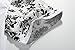 SSLR Men's Flowered Regular Fit Short Sleeve Button Down Shirts (X-Large, White Black)
