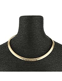 HZMAN - Cadena omega de acero inoxidable de 0.315 in, collar sólido de 18.0 in y pulsera de 8.5 in