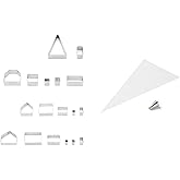 Fox Run Christmas Village Gingerbread House Cookie Cutter Set, 22 Piece, Stainless Steel,48750