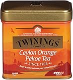 Twinings Ceylon Orange Pekoe Tea, Loose Tea, 3.53-Ounce Tins (Pack of 6)