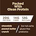 Barology High Protein Energy Bar for Men, Delicious Chocolate Peanut Butter Crunch, 20g High Protein, Low Sugar, 12g Net Carbs, 14g Fiber, Gluten Free, Prebiotics, 2.28 oz Bar, 12 Count Packthumb 1