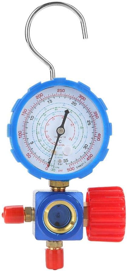 Manifold Gauge, Air Condition Manifold Gauge Manometer& Valve 500psi 35kgf/cm² With Visual Mirror valve repair kit Gauge
