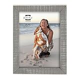 Prinz Sweet Water Distressed Solid Wood Frame, 8 by 10-Inch, Gray