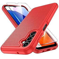 Huness for Samsung Galaxy A14 5G Case with Tempered