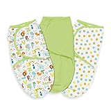 Summer Infant 3 Pack SwaddleMe Adjustable Infant Wrap, Small, ABC Animals