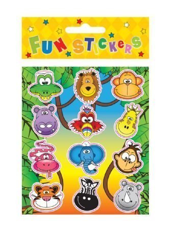 Wild Animals Stickers (12 Packs)