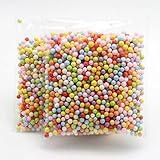 Great Deal Store 2 Pack Craft 0.28-0.35 Inch Foam BallFoam Beads Decorative Balls Wedding Party Decoration Craft DIY Slime Decoration for Children ,School Students,Assorted Color