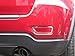 Rear Bumper Marker Chrome Trim Accents Fit 2011-2018 Jeep Grand Cherokee