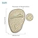ZUCNANA Ball of Foot Cushions (Beige) | Metatarsal Pads for Women (6 Pairs Foot Pads) | Reusable Shoe Inserts for Pain Relief | Non-Slip Heel Cushion Inserts Best for Neuroma and Callus