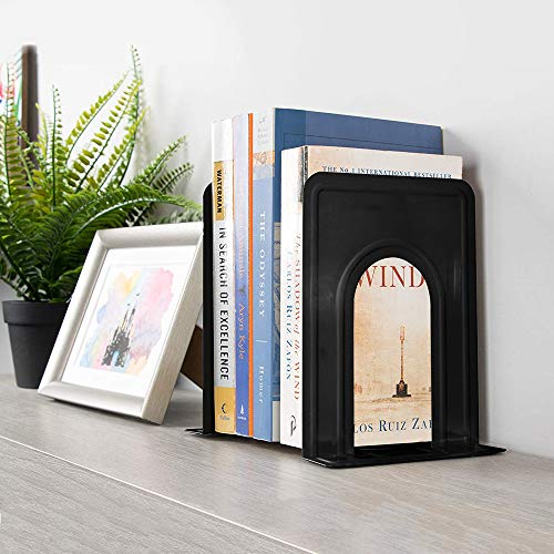 4 Lafbo+Premium+Heavy+Duty+Black+Bookends