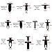 Auto Clips Car Retainer Clips Push Type Retainer Clips Tailgate Handle Rod Clip Pin Rivets Fasteners Kit Auto Door Trim 429 Pcs Panel Clip 20 Most Popular Sizes for GM Ford Toyota Honda Chrysler
