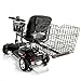 Challenger Mobility Folding Rear Basket for Pride Mobility Scooters & Go-Go Travel Mobility, Heavy-Duty, Durable, Spacious
