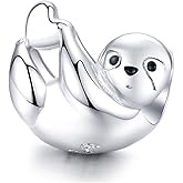 Sloth Charms Sterling Silver Animal Beads fit Pandora Bracelet Jewelry for Women Mom Wife