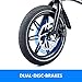 RINKMO FEB-S1 Folding Electric Bike,14 Inch Electric Bicycle with Dual Disc Brakes,36V 8Ah Removable Lithium-Ion Battery, Power Assist,250W Brushless Gear Motor, Suitable for Teens and Adultsthumb 2