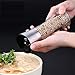 SZUAH Salt and Pepper Grinders Set, 6 OZ Stainless Steel Salt and Pepper Mills with Cleaning Brush, Ceramic Rotor with Strong Adjustable Coarseness[Set of 2]...