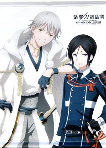Amazon 活撃 刀剣乱舞 Ufotable Cafe 本編 第5期 A3タペストリー 薬研藤四郎 鶴丸国永 アニメ 萌えグッズ 通販