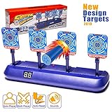 INGREEN Electronic Shooting Target Auto Scoring Resets for Nerf Gun Toys, Electric Digital Shooting Target Ideal Toys Gifts for Kids, Teens, Boys & Girls