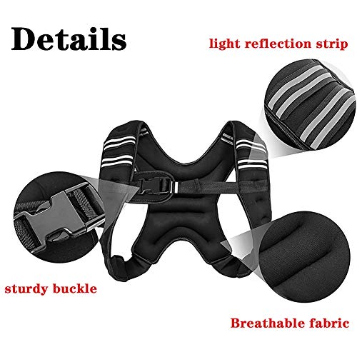 Running Weight Vest for Men Women Kids 6 8 10 12 20 Lbs Weights
